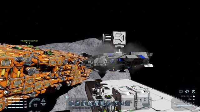 Space Engineers Как состыковать малую сетку с большой и наоборот смотреть онлайн