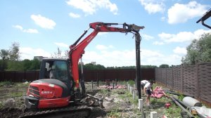 Наращивание винтовых свай. Заменили ЖБ сваи на винтовые длиной 16 метров