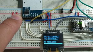 Ретранслятор с 1.2GHz на 5.8GHz с внешним управлением.