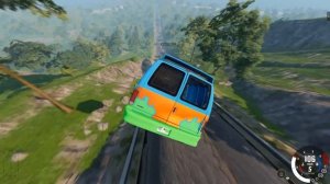 СКИБИДИ ТУАЛЕТ НА АДСКОМ СПУСКЕ! СМЕРТЕЛЬНАЯ ПОЛИЦЕЙСКАЯ ПОГОНЯ В BeamNG.drive