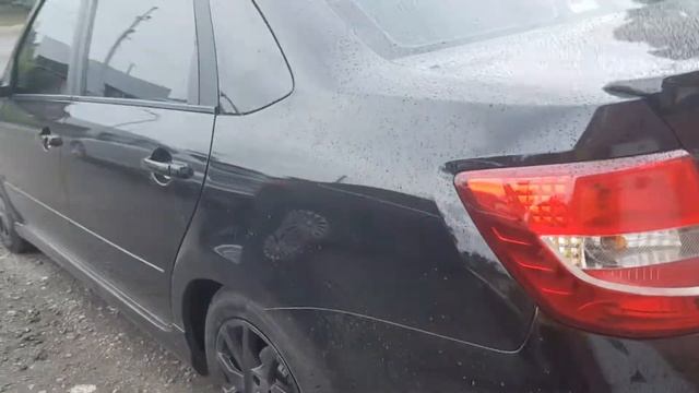 Lada Granta чёрная при чёрная. смотреть онлайн