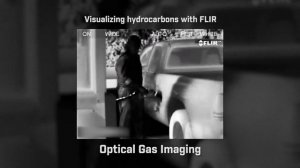 Seeing Gas at Gas Pump with FLIR Optical Gas Imaging!