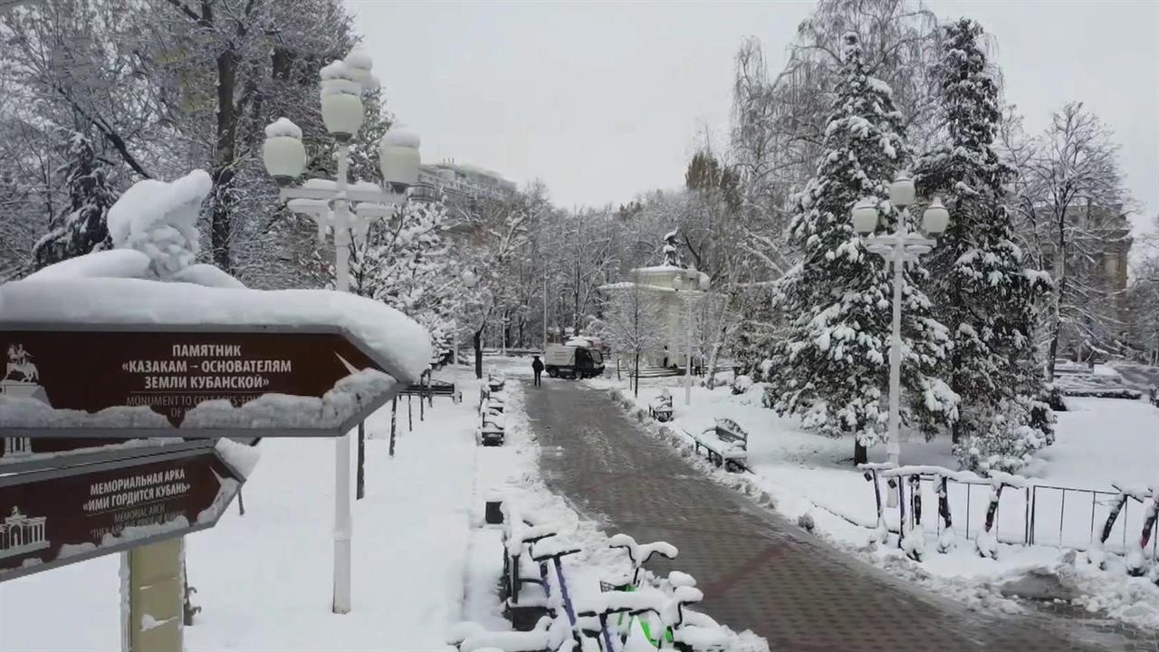 Черноморское побережье Кавказа сейчас больше напоминает Сибирь