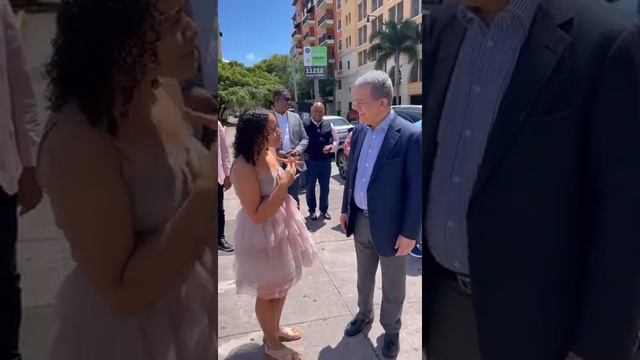 Leonel Fernández inicia recorrido en Estados Unidos