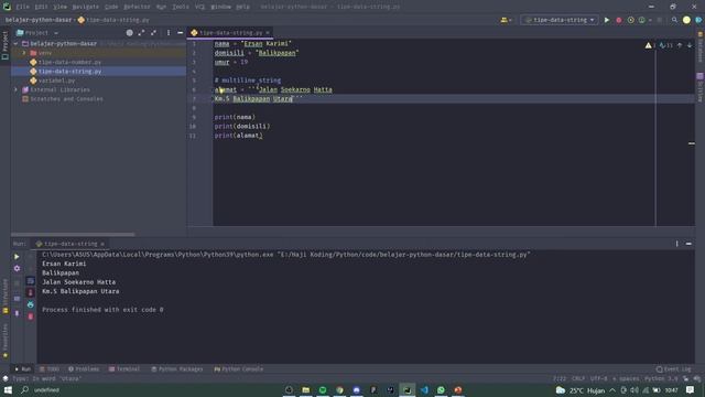 5 - Tipe Data String смотреть онлайн