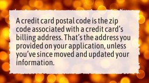 What is billing zip code on debit card?