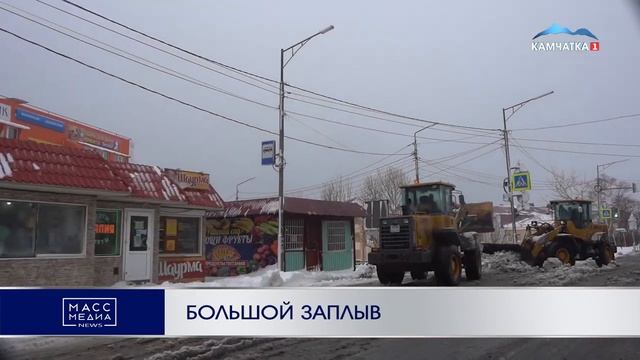 Большой заплыв - последствия циклона в Петропавловске-Камчатском