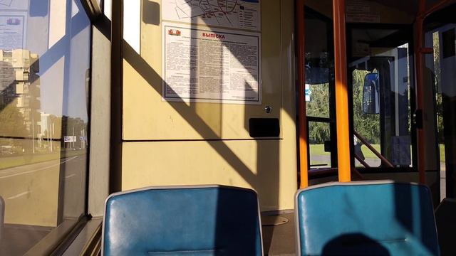 поездка на троллейбусе БКМ 32102 (155) маршрут 2 ЦМТ-Гаврилова смотреть онлайн