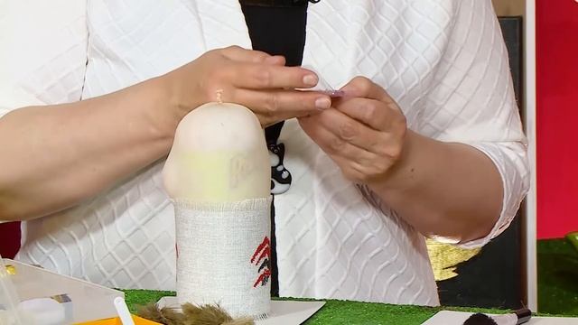 Домовита // МК: Кукла-домовенок в технике чулочной скульптуры