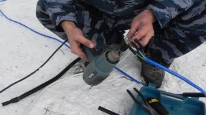 Пайка термомуфты к скважинному насосу