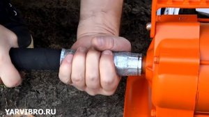 Применение глубинного вибратора ЭПК-1300