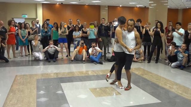 Kizomba - Morenasso & Anais. Moscow Salsa & Kizomba Festival 2015 смотреть онлайн