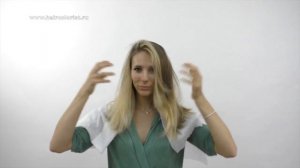 "Усы" - белые пряди у лица