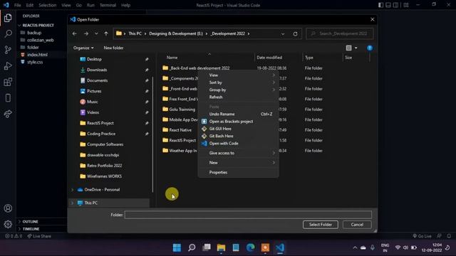 Run HTML, CSS and JavaScript  on windows 10,11