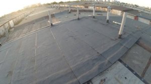 Кровля гаража со срывом и грунтовкой праймером