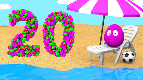 Учимся считать от 1 до 20, для детей. Развитие ребенка