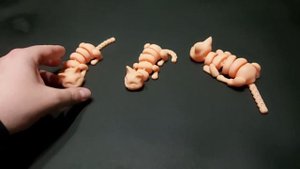 3D Print Articulated Cat | Antistress Toy | Ленивый Шарнирный Кот Игрушка Антистресс