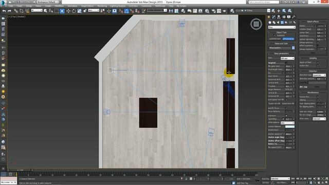 Управление физическими камерами в 3Ds Max (Урок по интерфейсу 3D Max)