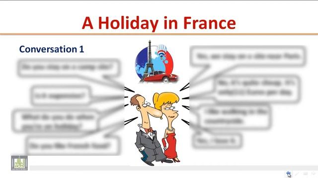 Английский онлайн - A holiday in France (Elementary) смотреть онлайн