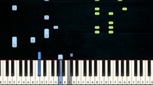 Aerosmith Armageddon (I don't wanna miss a thing) Piano Tutorial Synthesia