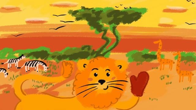 Сказка на ночь "Лев и варежки" смотреть онлайн