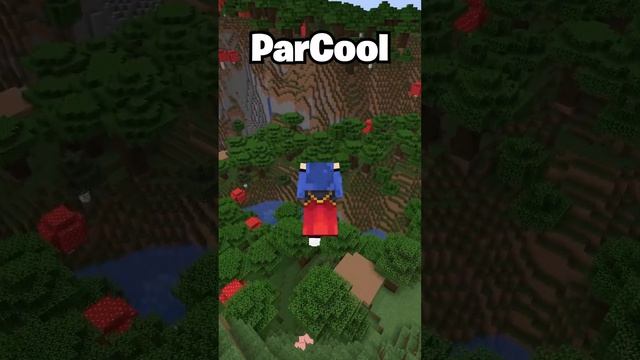 Minecraft ParCool Mod #shorts