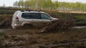 Прадо 120 на болоте