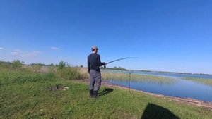 Рыбалка на реке Меша. / Ловля на удочку.