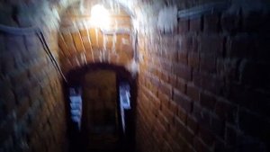 Казань, колокольня Богоявленского Собора. Внутри. Спуск.