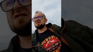 Байдарка под парусом. Первый выход на воду.