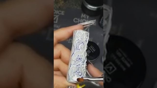 "Одеваем" флакончик. Барельеф гелем "фарфоровая лепка " от Юлии Билей смотреть онлайн