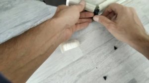 Тупой наружный угол на ПВХ плинтус.