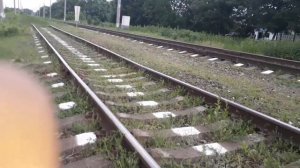 Положили монеты под поезд