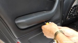 HOW TO REMOVE REAR DOOR PANEL ON AUDI A4 B6 2002 2003 2004 2005