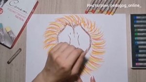 Мастер класс для детей  Лев рисунок Творчество