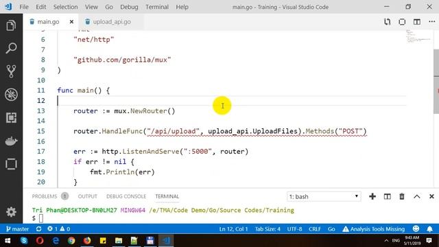Upload Multiple Files in Golang REST API