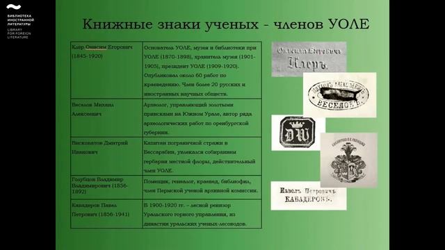 «Экслибрисы в книжной культуре»