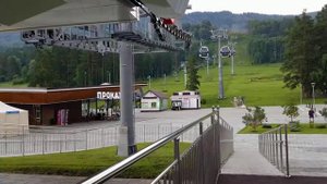 Глк "Манжерок" работа нового подъёмника.