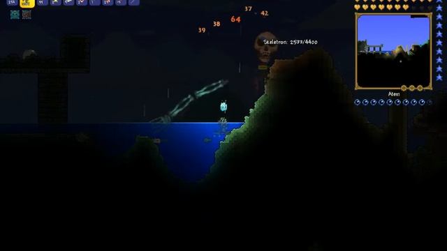 Terraria 1.2.3 Оборотень с УЗИ против скелетрона!! смотреть онлайн