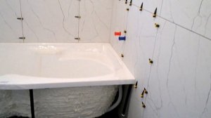 Установка акриловой Ванны 1Marka DIANA