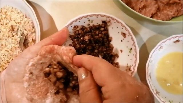 Мясные зразы с вкуснейшей начинкой. Сочные и очень вкусные зразы