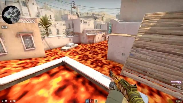 ПОЛ ЭТО ЛАВА В КСГО // НОВЫЙ МОД В КСГО ПОМОГАЕТ ВЫЖИТЬ НА ЭТОЙ КАРТЕ // ФОРТНАЙТ В КСГО смотреть онлайн