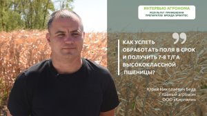 Как получить 7-8 т/га пшеницы высокого класса? Технология, своевременность и качество обработок