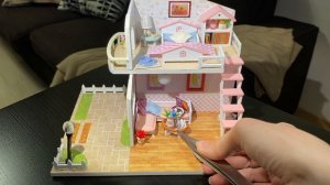 DIY Miniature Dollhouse Kit // Pink Dream House Румбокс Розовая мечта