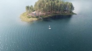 Воробьево озеро с высоты птичьего полета. Мавик про.