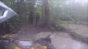 Cf500 плотно застревает в грязи / Cf500 firmly stuck in the mud