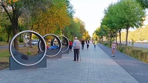 Магнитогорск, бульвар Огни Магнитки по проспекту Карла Маркса (20.09.2022)