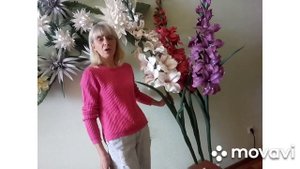 МК гладиолусы из изолона и фоамирана
