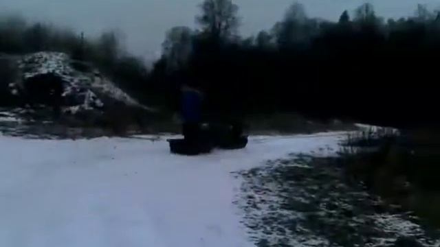 Самодельный мотобуксировщик смотреть онлайн