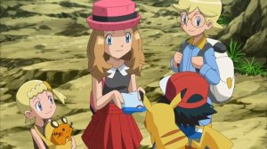 Pokemon XY Serena Gave Ash's Handkerchief Back To Him